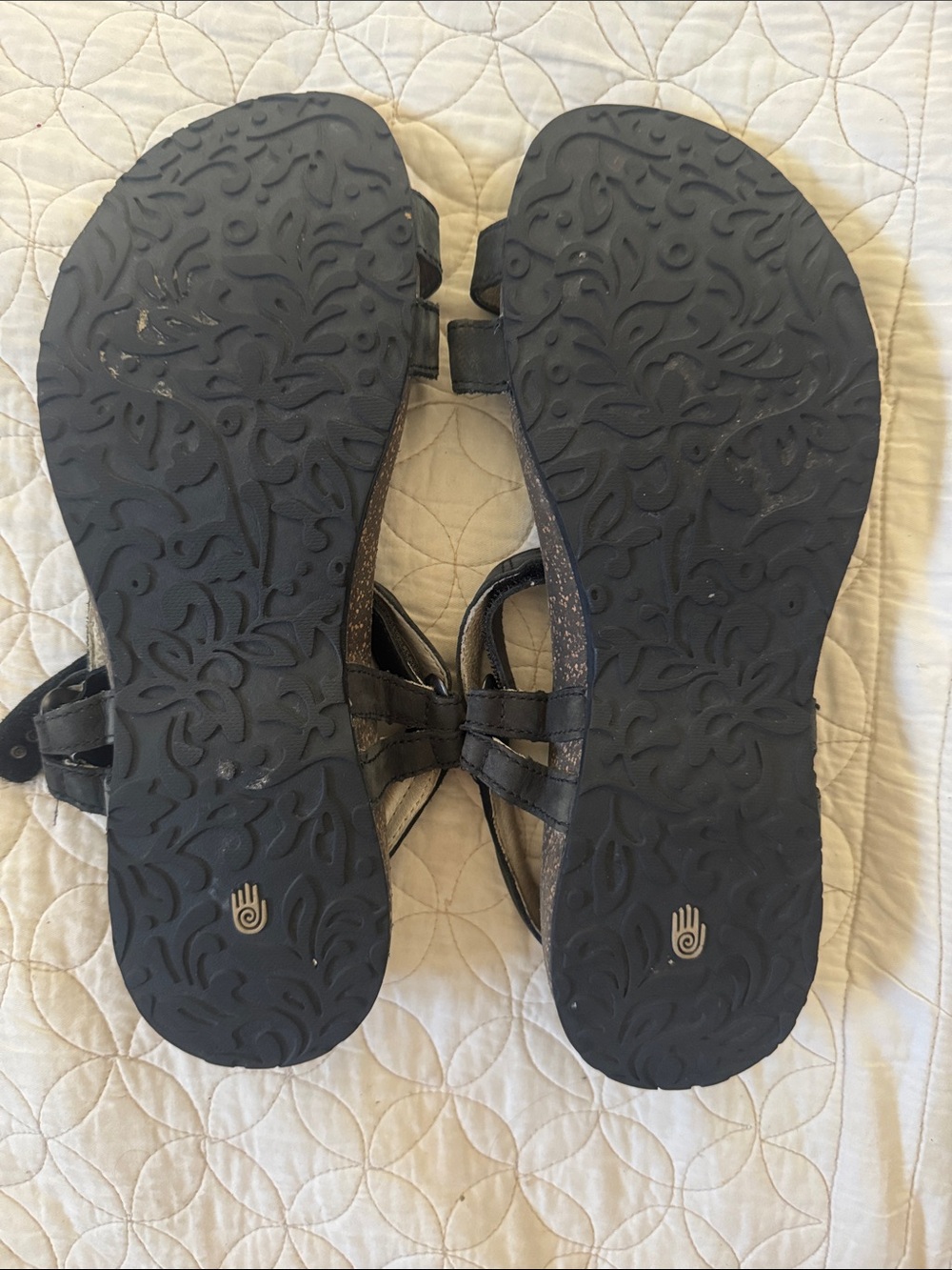 Teva Black Adjustable Strap Sandals - Picture 3 of 4